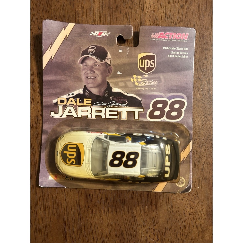 NEW Dale Jarrett ACTION RACING COLLECTABLES 1:43 Scale Stock Car UPS Diecast